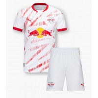 Camiseta RB Leipzig Antonio Nusa #7 Primera Equipación para niños 2024-25 manga corta (+ pantalones cortos)